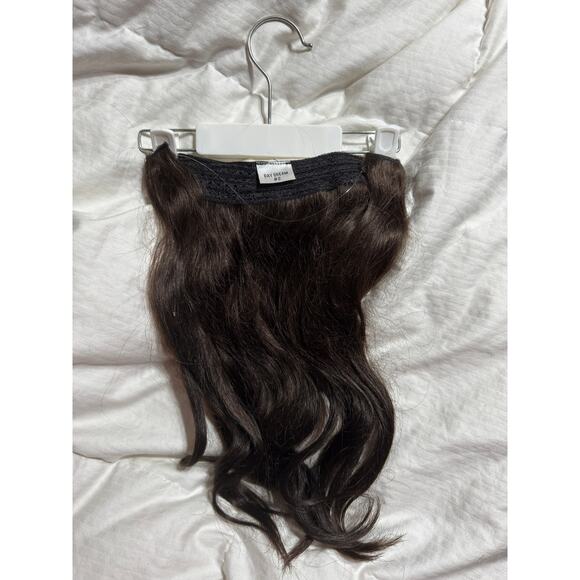 Hidden Crown Daydream 14 inch Halo Style Remy Hair #2 brown - Picture 1 of 7